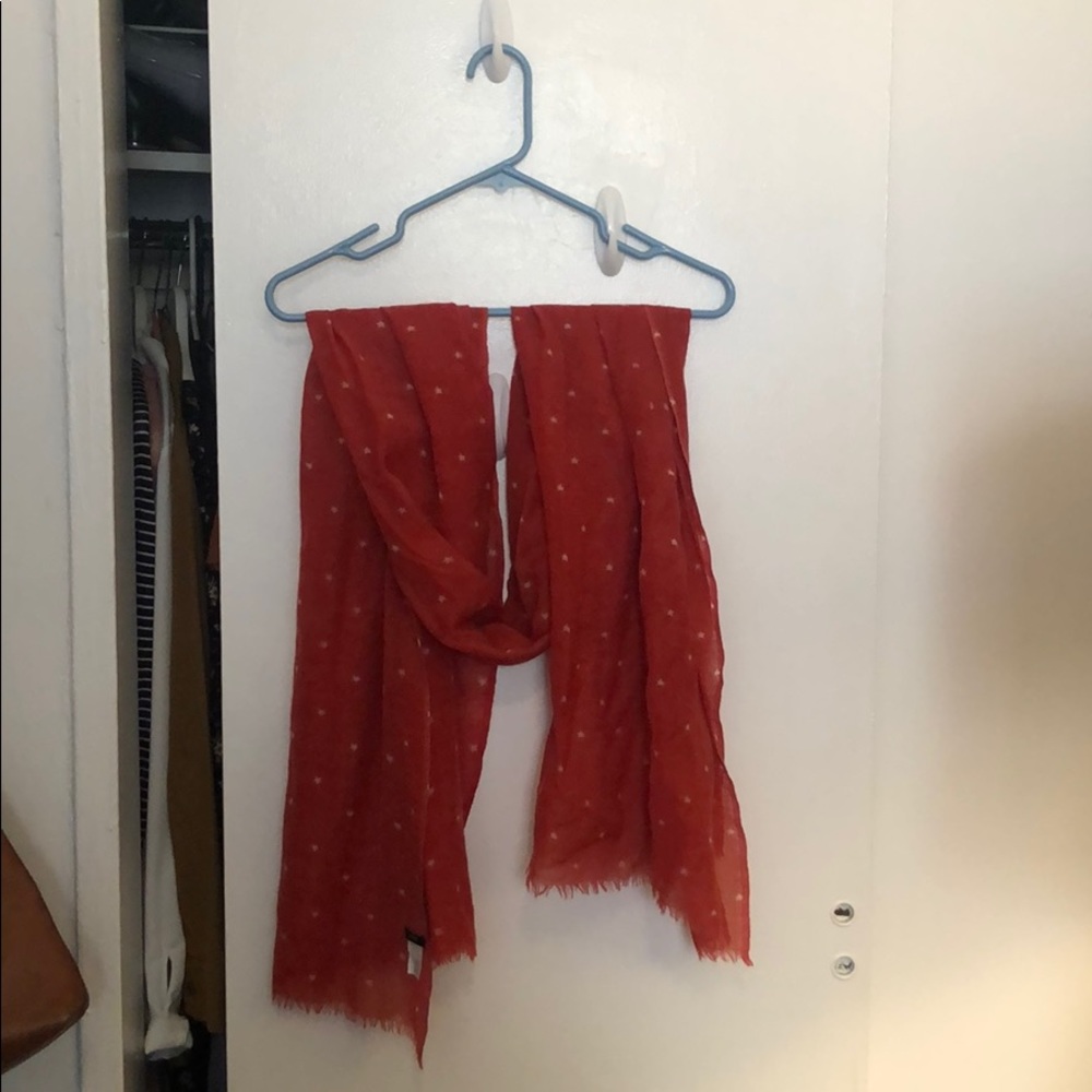 J.Crew 100% wool star-print scarf